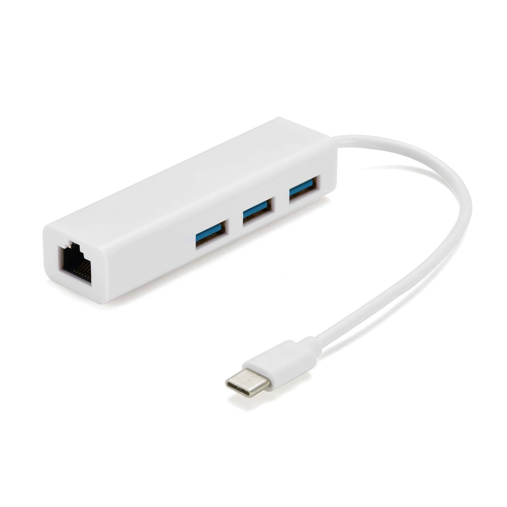 USB 3.0 HUB type-C RJ45+3.0 HUB