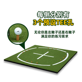 Golf Hitting Mat with Auxiliary Line Coach Teaching Swing Practice Mat Driving Range Hitting Mat Golf Mat