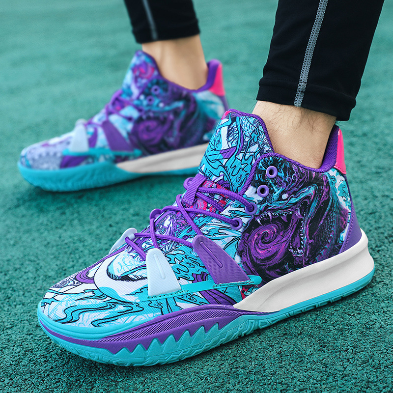 Cross-border foreign trade Amazon mandarin duck basketball shoes a generation of high-help sneaker boots students sneaker big children