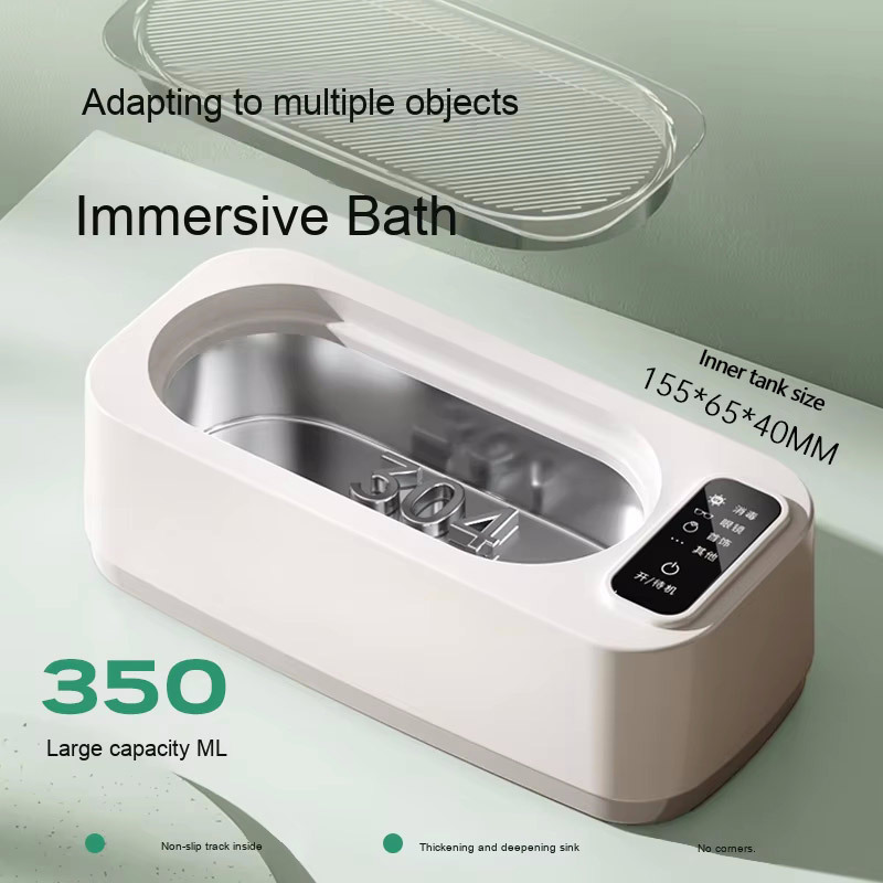 Cross-Border Ultrasonic Glasses Cleaning Machine, Fully Automatic Multi-Intelligent Function Portable Home Cleaning Machine for Glasses and Watches