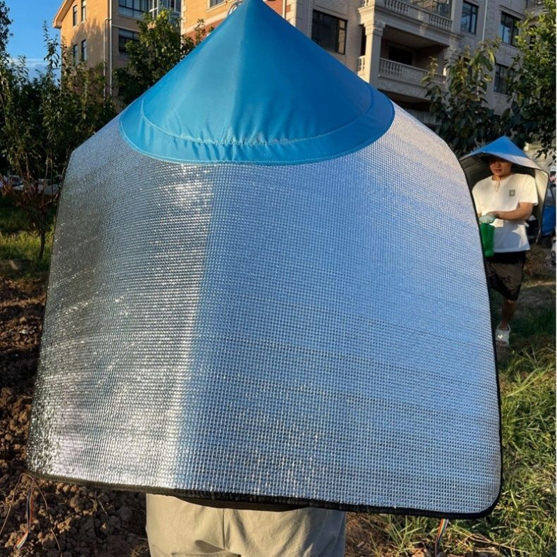 マント、農作業用のとがった帽子、日よけ、屋外用日焼け止め、重ね着用の麦わら帽子、断熱、防雨、茶摘み用のジャスミンハットセット|undefined