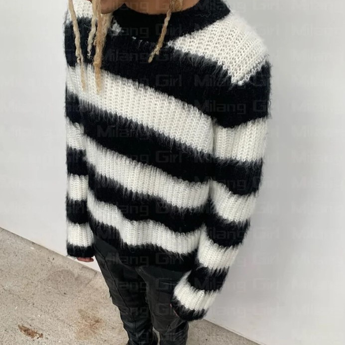 Women's Clothing Autumn and Winter Cross border Fashion Urban Loose Long sleeved Youth Commuter Men and Women Casual Fashion Sweater_voghion.com