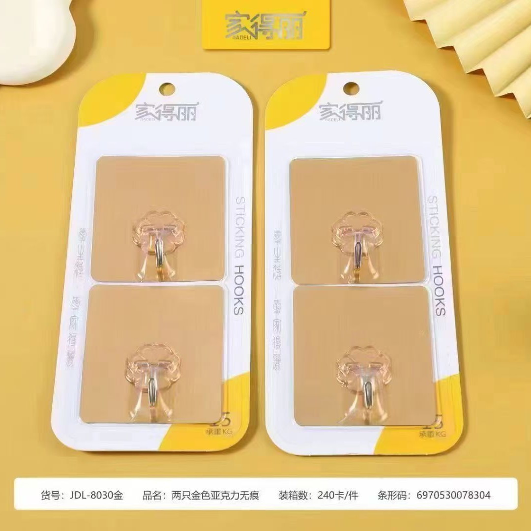 Tres ganchos viscosos transparentes de fresas rosa ganchos viscosos de dibujos animados ganchos viscosos multifuncionales para hogares dormitorios para estudiantes