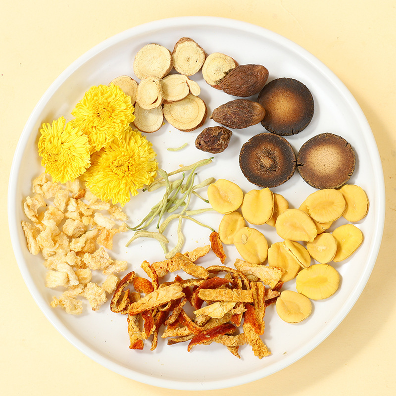 Pang Da Hai Luo Han Guo Herbal Tea Blend 100g Whole Ingredient Chrysanthemum Snow Pear Tea key features