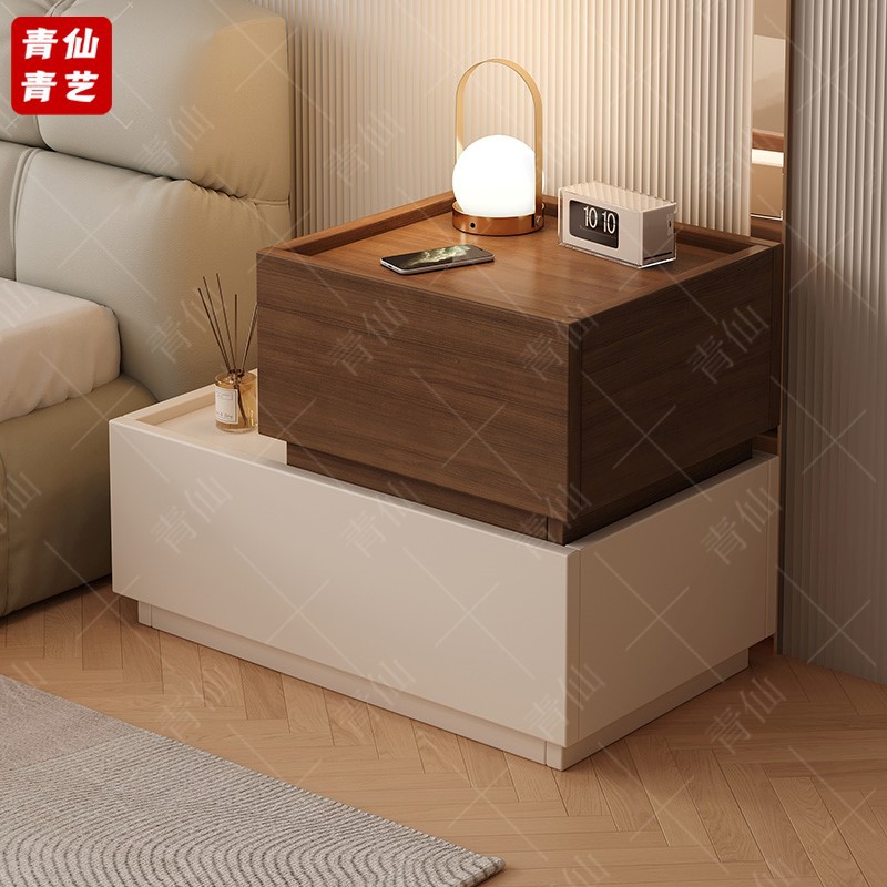 Bedside Table Home Modern Simple Multi-Functional Creative Combination Storage Storage Cabinet Bedroom Small Bedside Cupboard