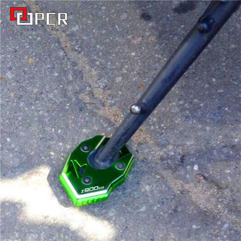 Kawasaki Z900Rs 17-24 Modified Aluminum Alloy Small Kickstand Enlarged Stand Side Stand Parking Foot Pad Accessories