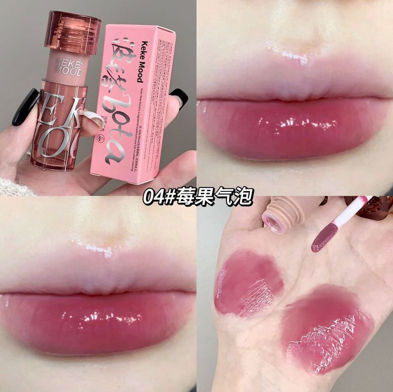 kekemood原色波塔水光裸色润唇蜜唇釉不挑皮不掉色显白口红镜面女|undefined