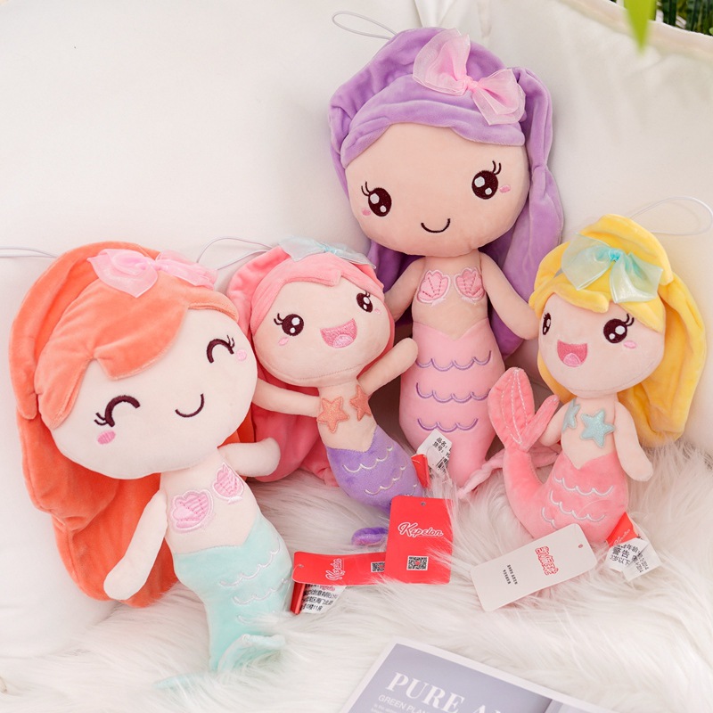 Capelon Q versión sirena princesa Peluche Muñeca de juguete muñeca niños niña almohada para dormir image 2