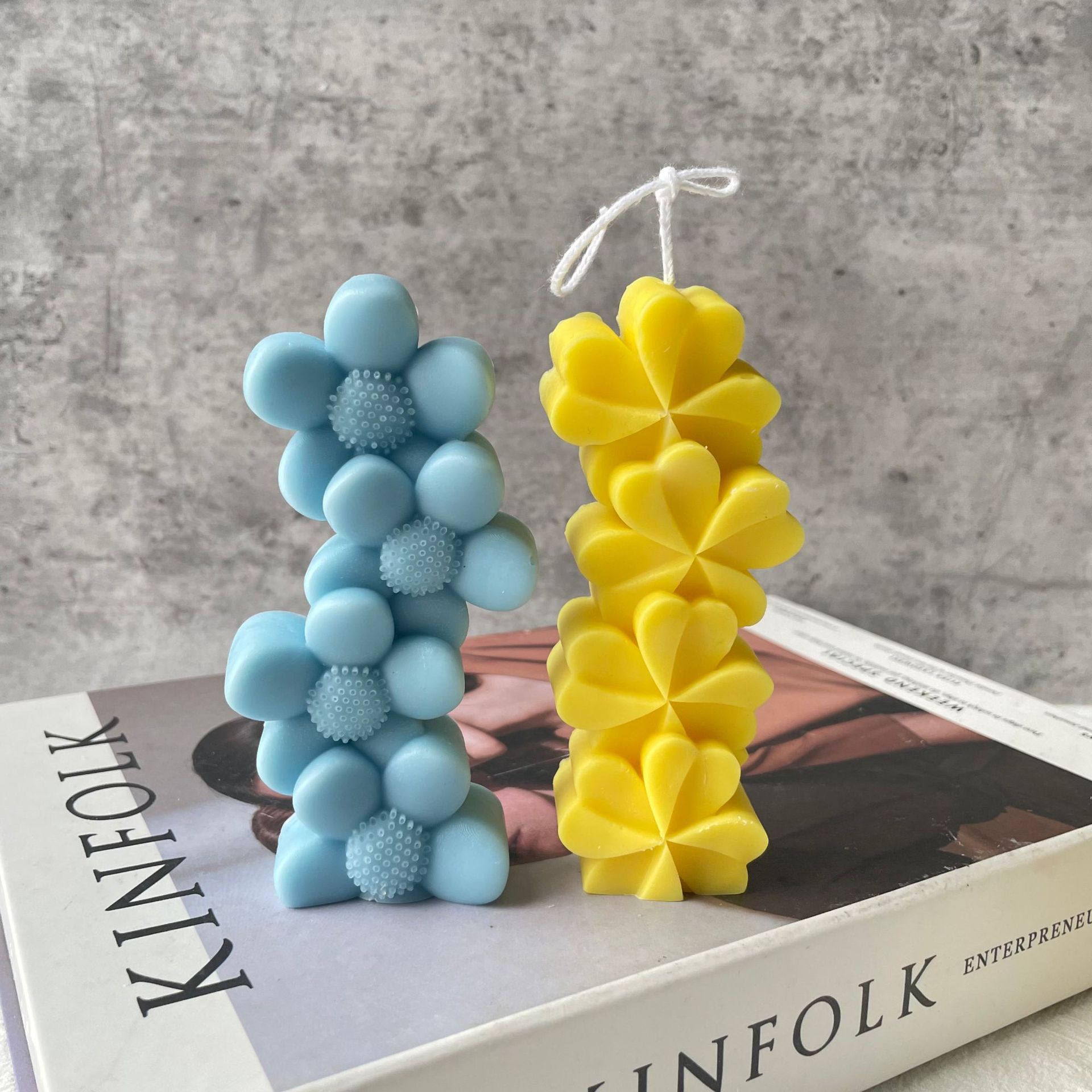 Nuevo Sol flor amor aromaterapia vela molde de silicona Margarita trébol cristal epoxi abrasivo herramienta