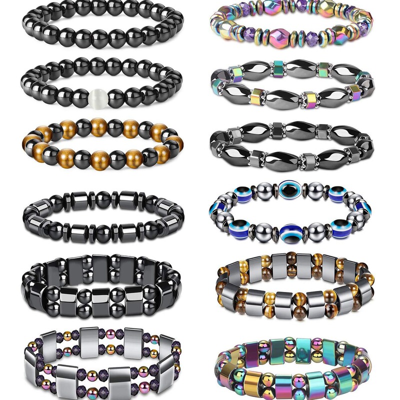Bracelet Buddhist Beads Magnetic Yoga Beads Elastic Bracelet Wholesale Cross-Border Hot-Selling Jewelry Bracelet Black Gallstone Jewelry Bracelet Buddhist Beads Magnetic Yoga Beads Elastic Bracelet Wholesale Cross-Border Hot-Selling Jewelry Bracelet Black Gallstone Jewelry