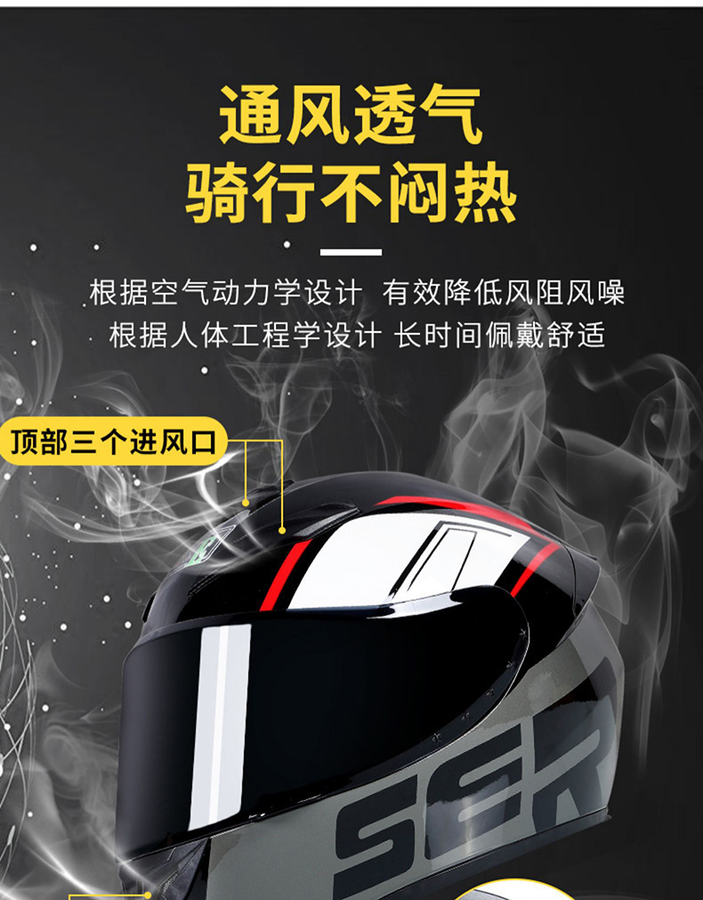 Motorcycle Full Face Helmet Men's Knight Style Bluetooth Universal Safety Helmet