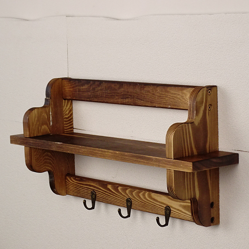 Gancho para ropa de madera maciza Gancho para ropa de pared Gancho para ropa