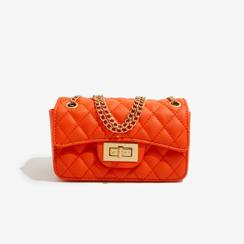 Women's Crossbody Small Square Bag In Pu Leather Fashion Handbag_voghion.com
