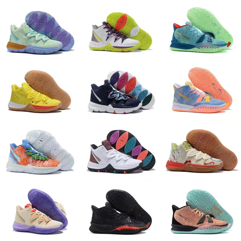 Putian Shoes Irving 5 Spongebob Smiley Face Irving 7 Movie All-Star Men's Sports Basketball Shoes Foreign Trade Wholesale