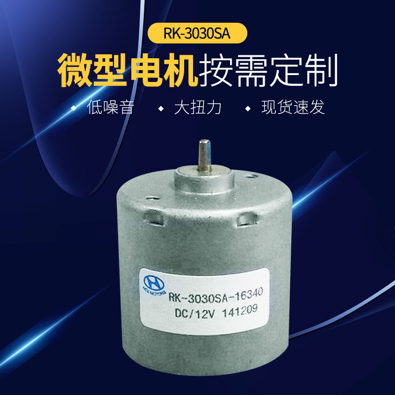RK-3030SA厂家供应气泵电机马达 水泵电机马达 体积小大扭矩电机