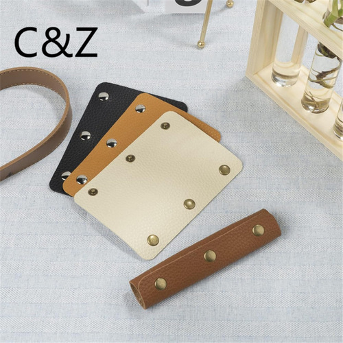 Leather three buckle luggage bag handle travel bag shopping bag handle leather case luggage PU handle 
