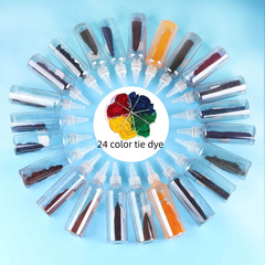 Factory Direct Cross-border 34-color 2g Children's Tie-dye Powder Pigment Cotton Linen Tie-dye DIY Clothing Dyeing Agent