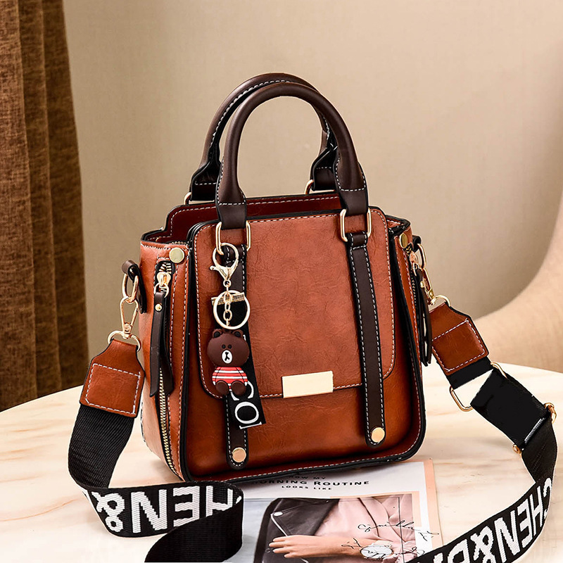 Bag Women's 2022 New Fashion Retro Handbag Korean Style Simple Casual Elegant Shoulder Crossbody Bag Bag Women's 2022 New Fashion Retro Handbag Korean Style Simple Casual Elegant Shoulder Crossbody Bag