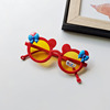 Children's cute glasses, fashionable sunglasses with bow, sun protection cream, UF-protection