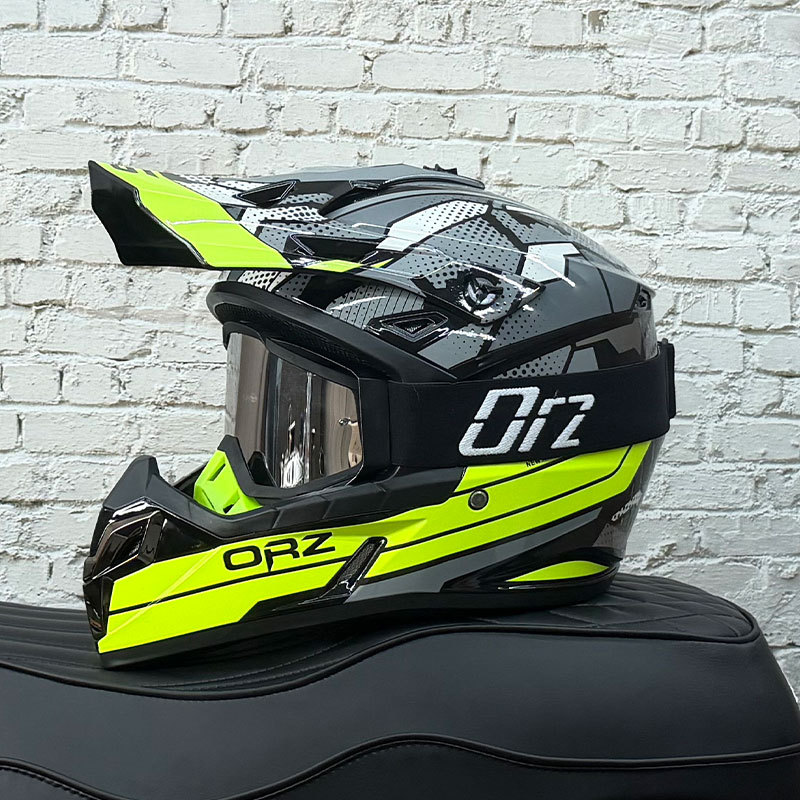 Casco Integral Todoterreno para Motocicleta de ABS, Transpirable image 1