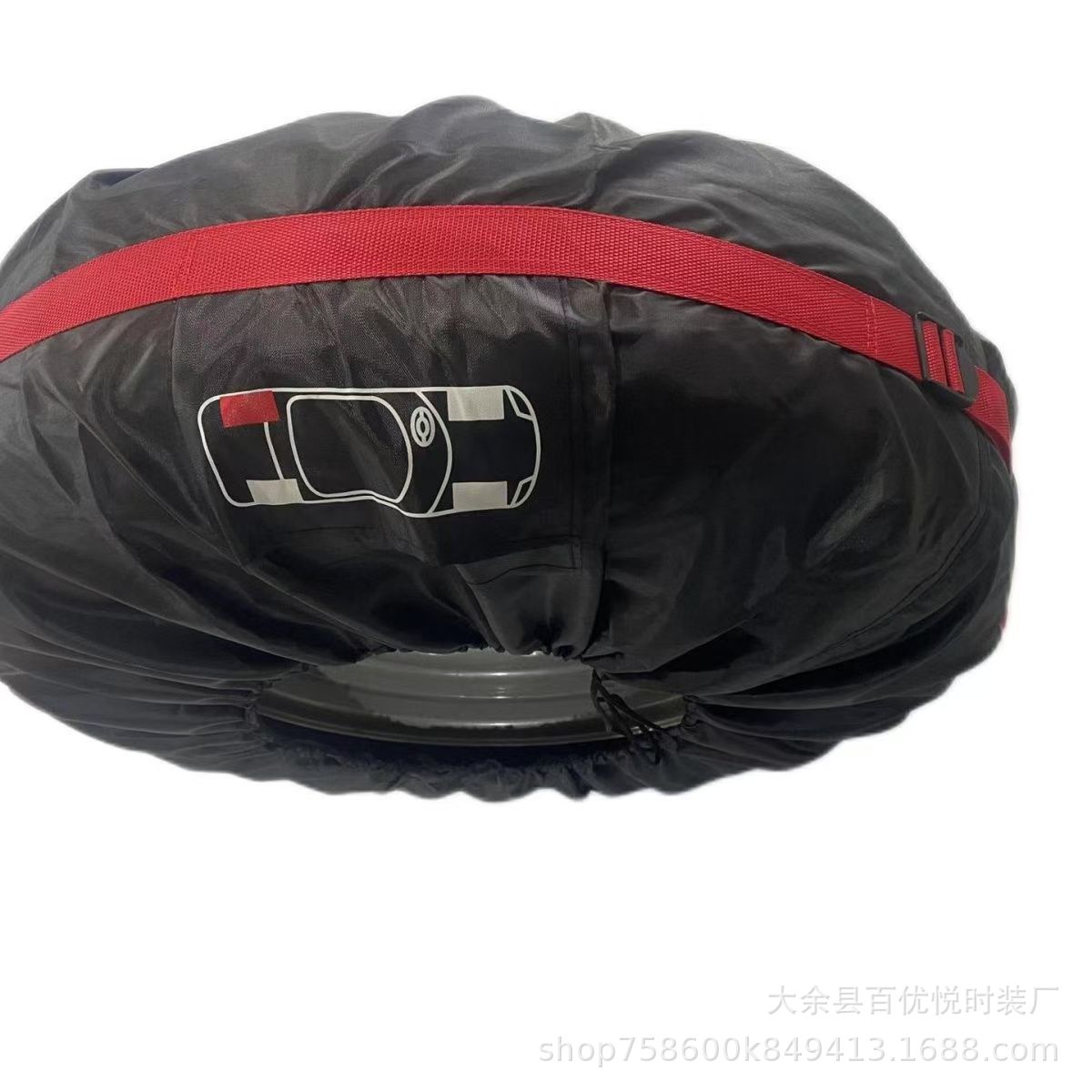 Factory Direct Sales 210D Oxford Cloth Adjustable Car Tire Cover Snow Tire Bag Spare Tire Cover Sun Protection Dust Cover