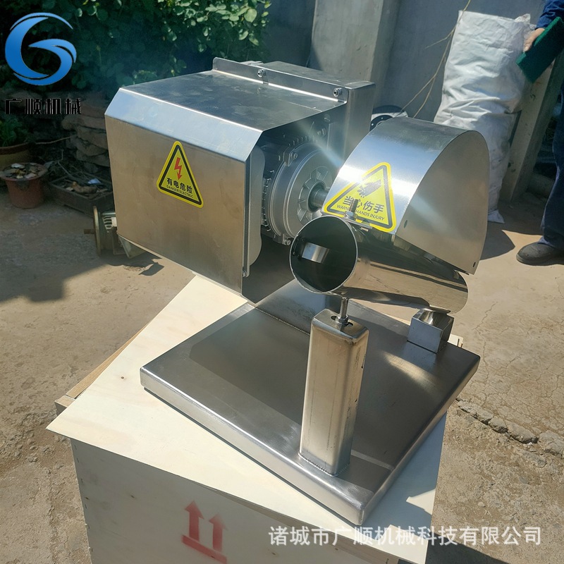 酱卤鸭头切半机  鸭头劈半机 不锈钢制作操作简单节省人工