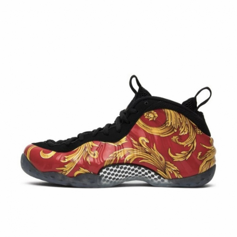 Putian shoes, pure original Hardaway Foamposite basketball men's shoes, practical air-cushioned sneakers, high-top cushioning retro sports shoes