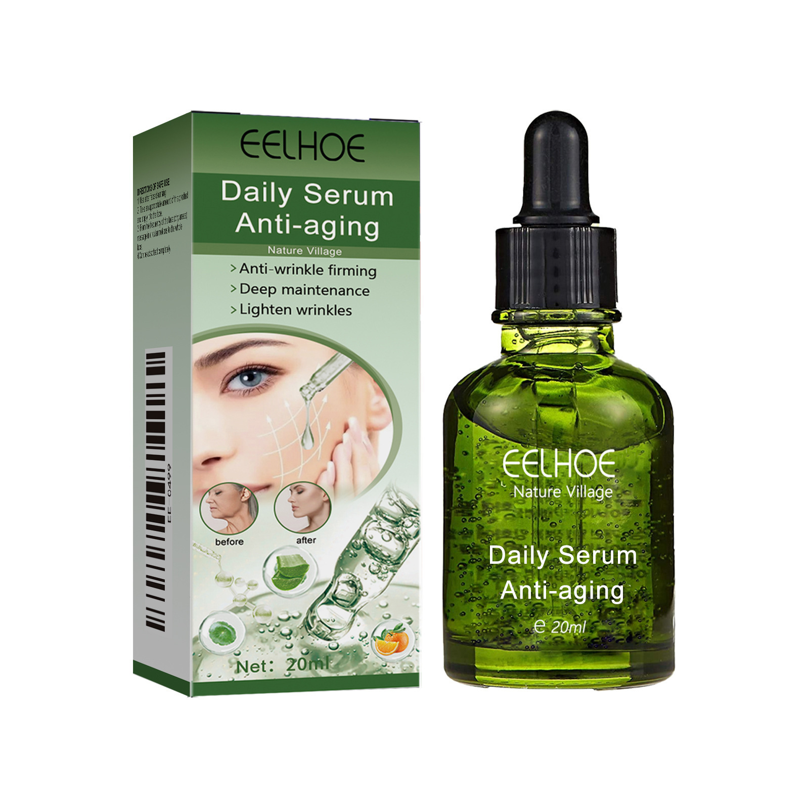 Eelhoe Moisturizing Essence Gentle Nourishing Skin Care Facial Moisturizing Daily Care Essence