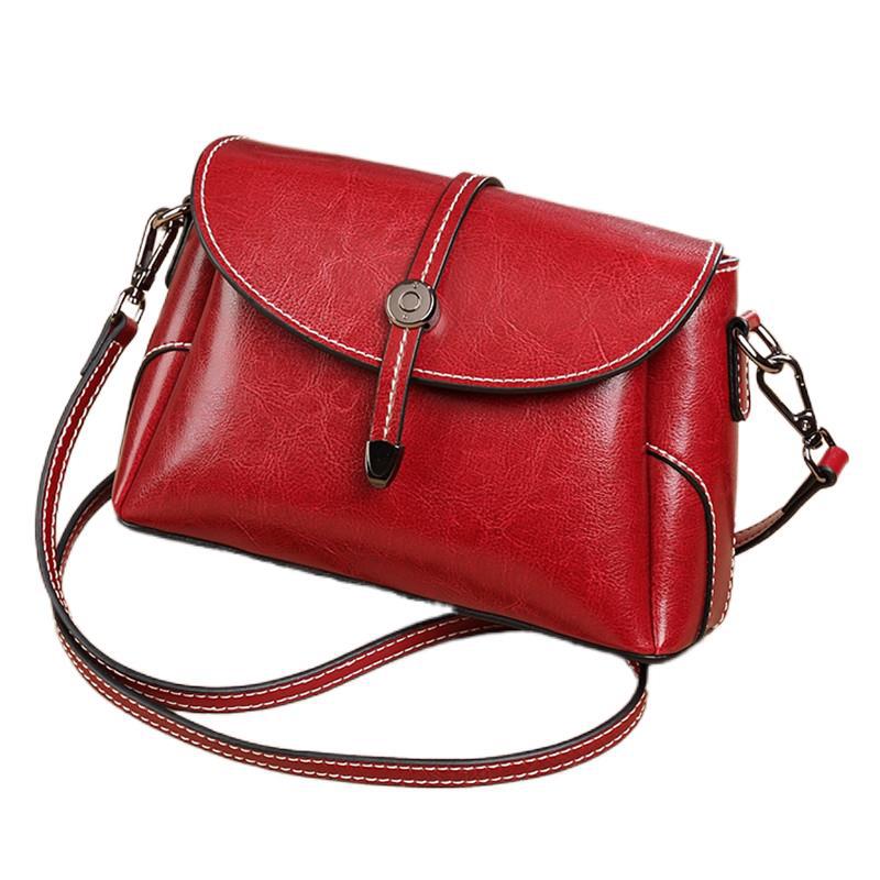 2026 New Export Women's Bag Genuine Leather Crossbody Small Bag European And American Style Shoulder Bag Guangzhou Wholesale - Thumbnail 5