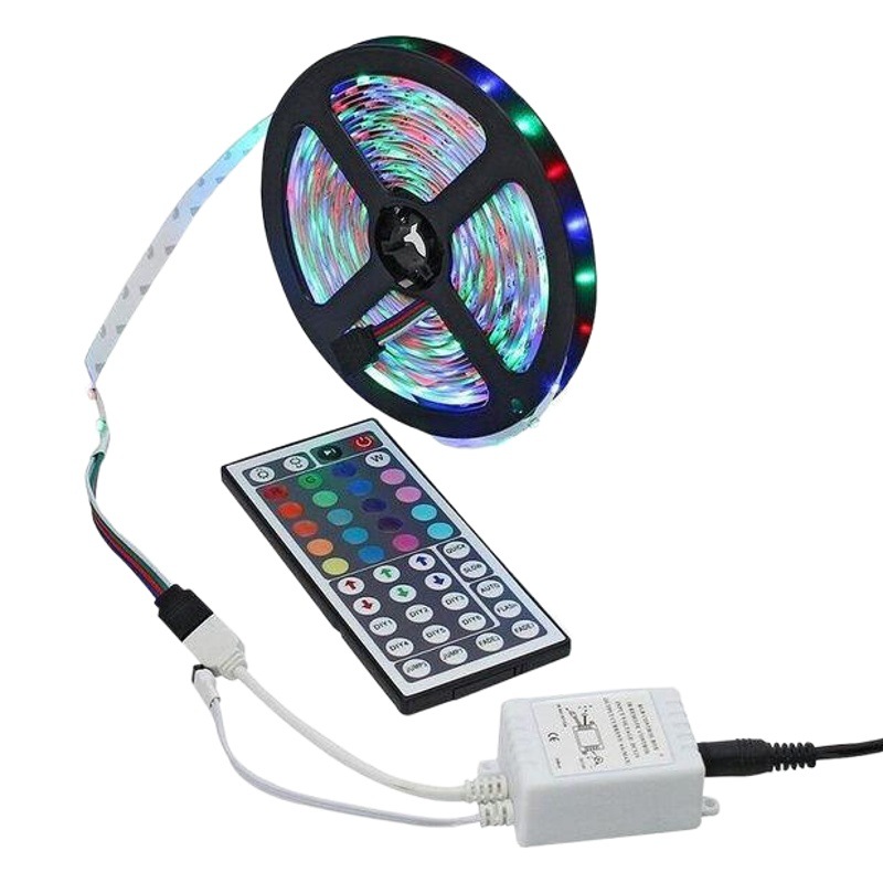 12vrgb luz tira traje smd3528 10 M 20 m LED tablero desnudo 44 clave colorido caballo corriendo luz tira traje