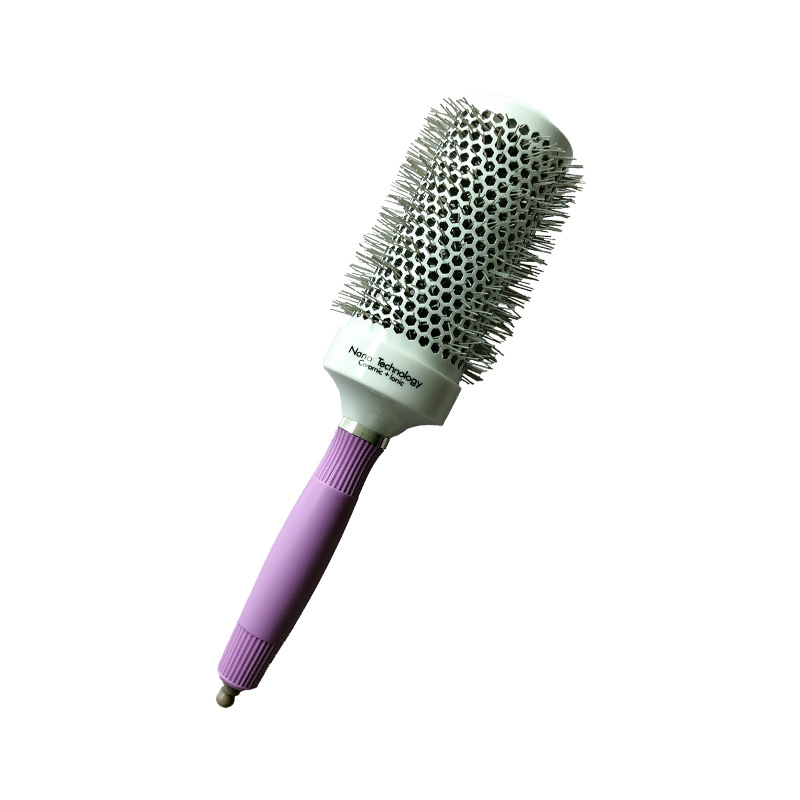 Tubo de aluminio de cerámica púrpura peine conducción de calor tubo de aluminio de aire peine panal peine rodillo peine rizador de pelo peine de modelado