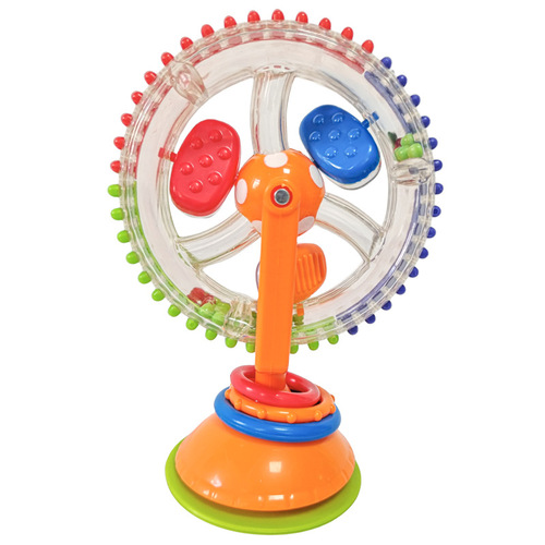 Baby educational three-color rotating Ferris wheel suction cup children's multi-functional toys drop shipping