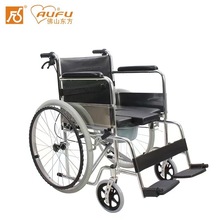 佛山轮椅带坐便轮椅老人坐便器移动马桶轮椅老年人残疾人代步车批