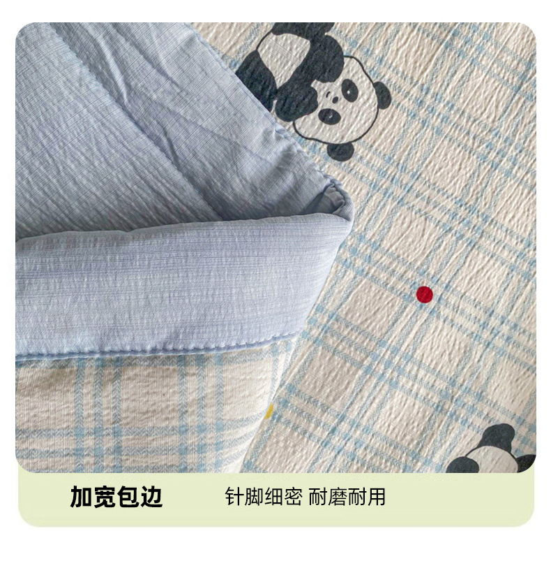 Class A Mother and Baby Grade Double-Layer Gauze Summer Quilt Cotton Quilt Summer Cool Quilt Thin Quilt Air Conditioning Quilt Machine Washable Gift Quilt A