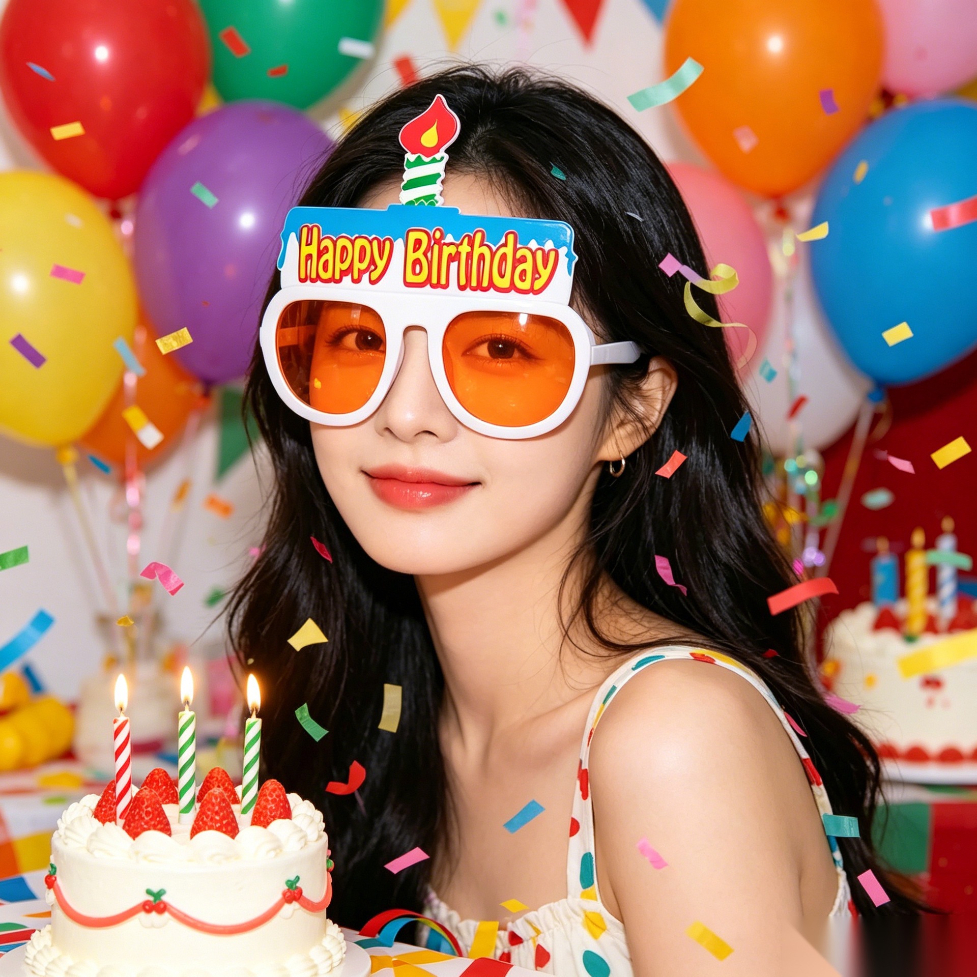 Cumpleaños temático fiesta gafas extrañas feliz cumpleaños pastel vela gafas de diseño de cumpleaños accesorios de fotos