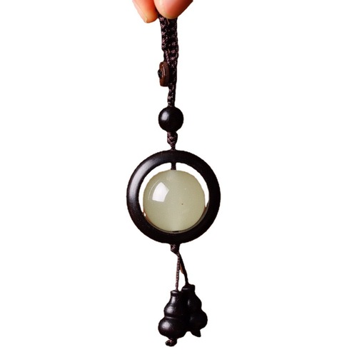 Key chain accessories couple model rosewood luminous key chain boys and girls bag pendant car key chain pendant