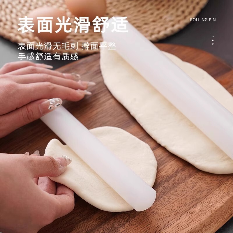 麺棒、家庭用食品グレードのベーキングローラー、ノンスティック麺、大型餃子の皮加工品、乾燥圧力ロッド、麺棒|undefined