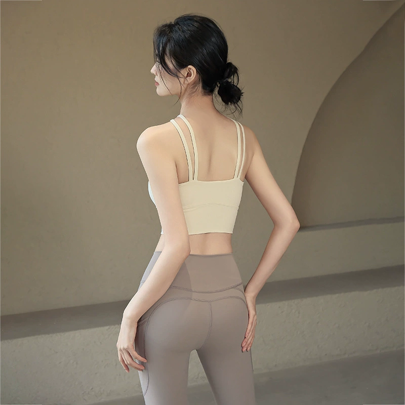 Спортивный бюстгальтер, underwear, сексуальная модная йога одежда для тренировки в спортзале, утягивающий эффект, для бега