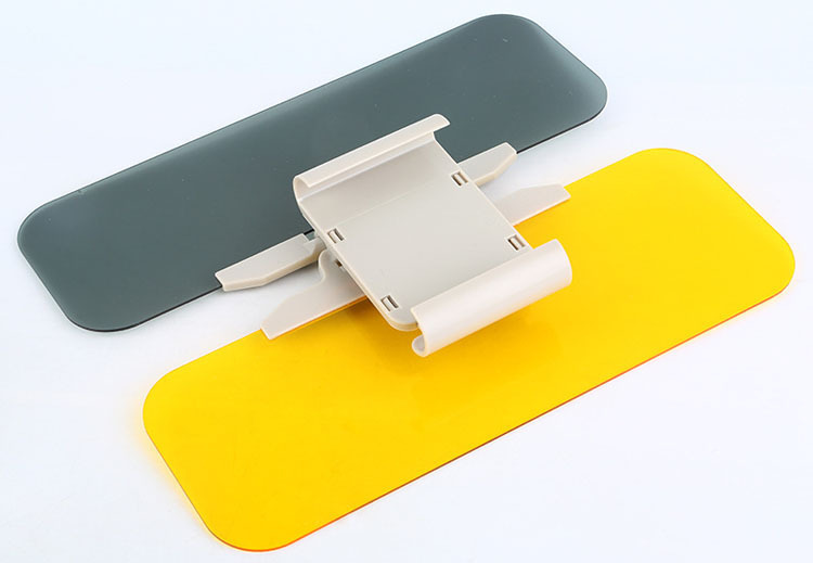 Anti-Glare Mirror for Cars, Day and Night Use, Car Sun Visor Night Vision Goggles, Anti-Dazzle and Anti-Glare for Drivers