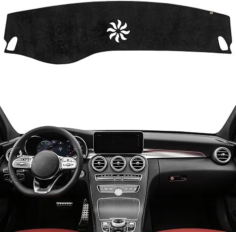 Cross-border Mercedes C-Class W205 dashboard light-blocking mat suede 2016-2021 models Mercedes-Benz C