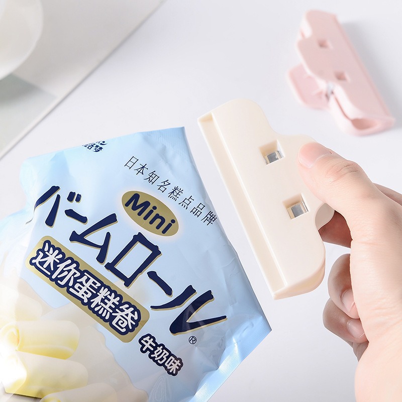 Clip de sellado a prueba de humedad y clip de alimentos frescos, bocadillos, sellador de sellado, bolsas de alimentos, artefactos de sellado, clip de sellado de cocina