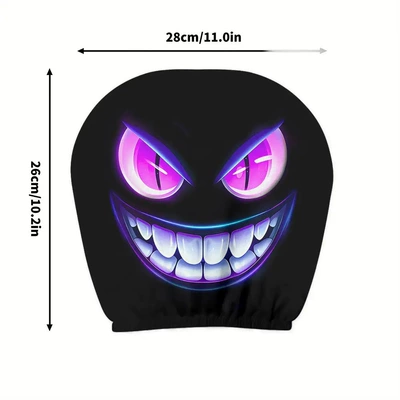 Universal seat cover – cover, TEMU can be labeled and - fluorescent-expression-double-sided-printing-1-piece