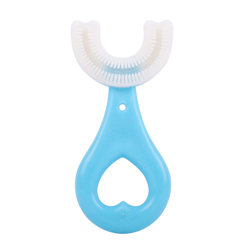 Silicone U-shaped baby toothbrush lazy oral brushing instrument oral cleaning children's toothbrush