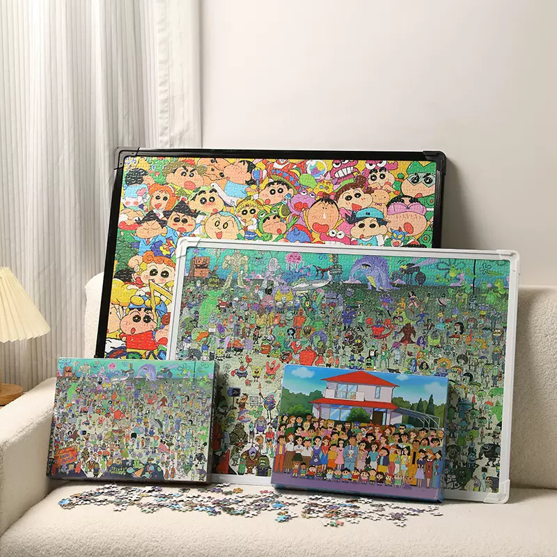 1000片拼图相框装裱摆件装饰画海报挂件50*70专用通用批发diy拼图