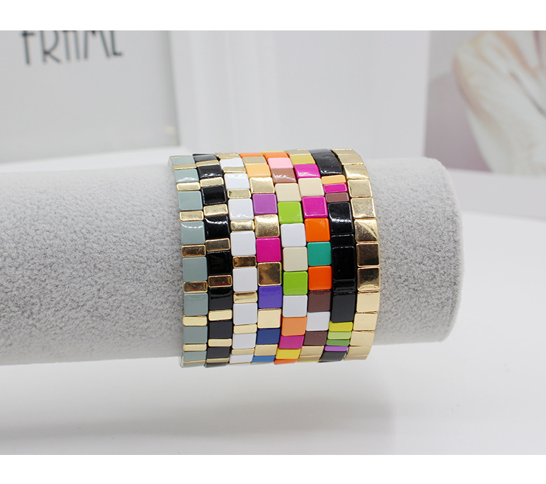 Fashion Geometric Alloy Plating Unisex Bracelets 1 Piece
