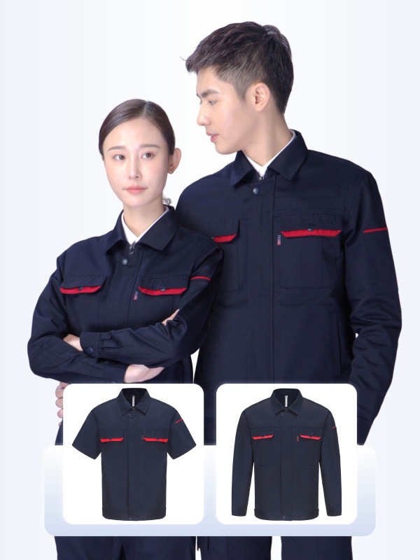 Ropa de protección laboral, ropa de trabajo de invierno, ropa de trabajo con LOGO impreso y bordado personalizado para electricistas y soldadores, ropa de trabajo azul oscuro resistente al desgaste y a las manchas.