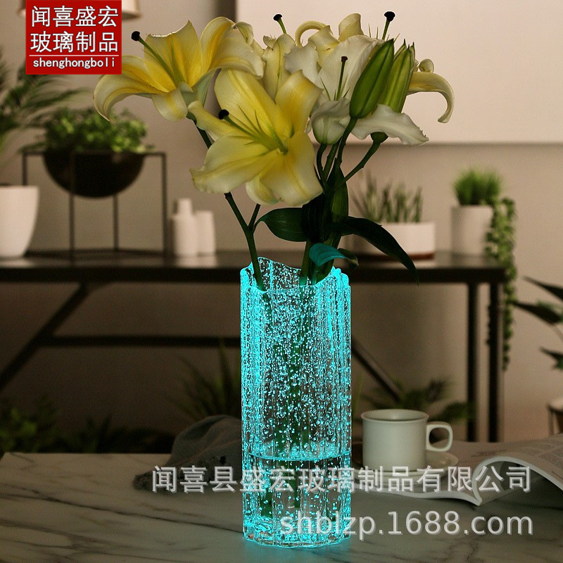 Night light light luxurious Tianxing glass vase flower bottle…
