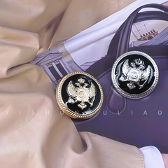 英倫風老鷹滴油金屬扣子學院西服外套紐扣開衫毛衣上衣男女百搭扣