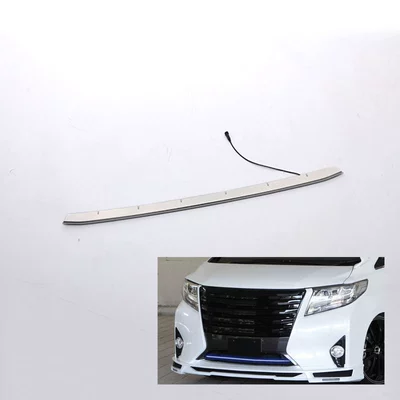 Other Automotive Exterior Supplies – series front and later modification - led-bumper-middle-mesh-trim-blue-2951-1-piece