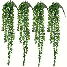 厂家专供人造绿植情人泪家居装饰佛珠假植物仿真绿植吊顶塑料藤蔓